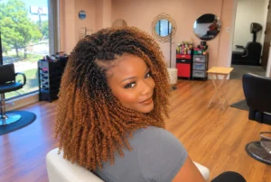 Nubian twists with a full, textured finish